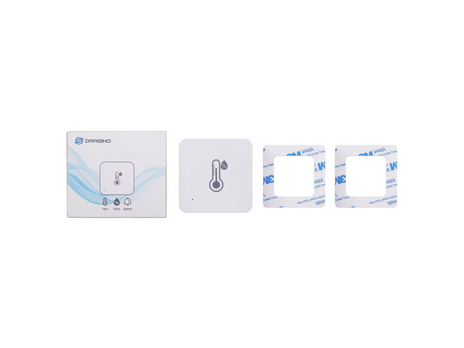 LHT52 Indoor LoRaWAN Air Temperature and Humidity Sensor - US915, Smart home, Smart office, Smart factory