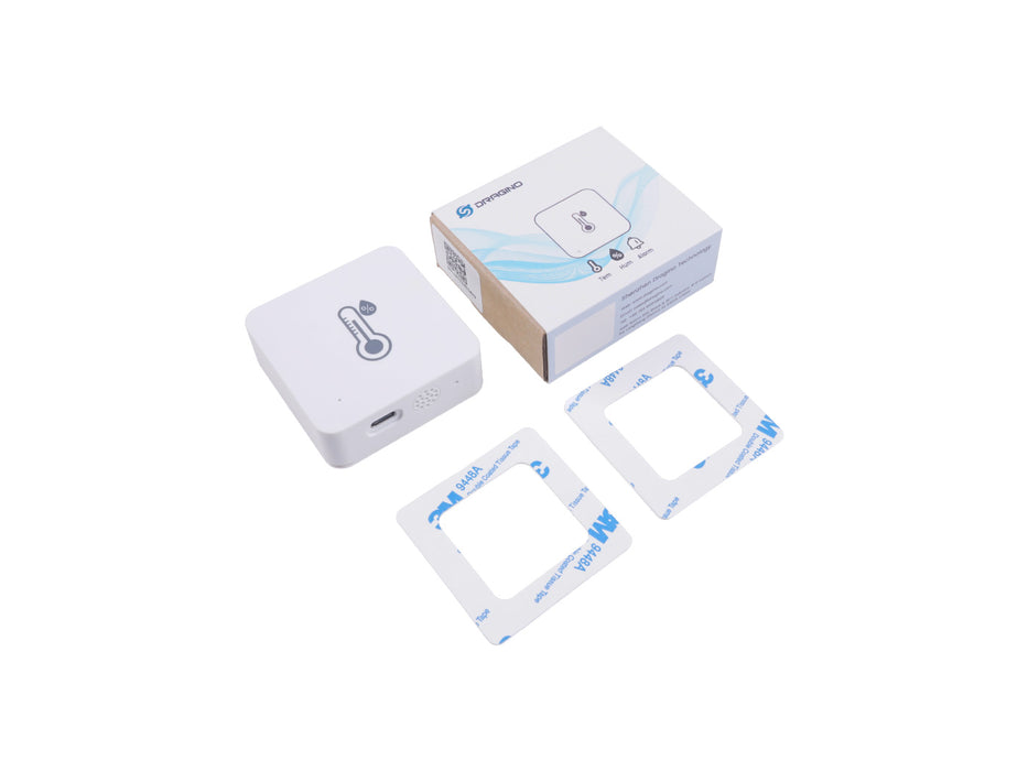 LHT52 Indoor LoRaWAN Air Temperature and Humidity Sensor - EU868, Smart home, Smart office, Smart factory