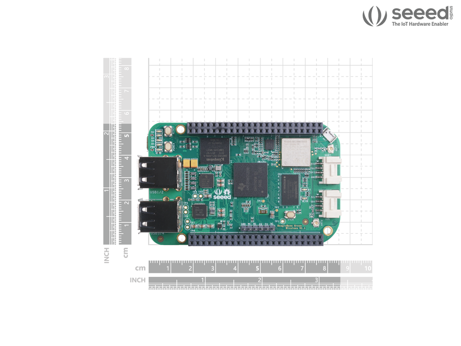 Seeed Studio BeagleBone Green Wireless Development Board(TI AM335x WiFi+BT)