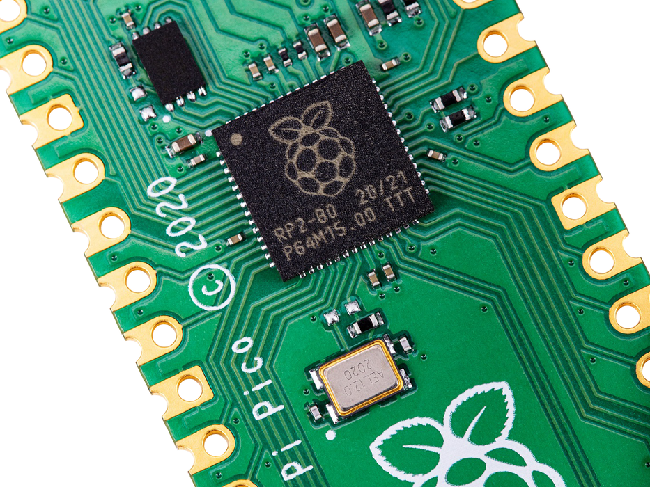 Raspberry Pi Pico - Raspberry Pi RP2040 chip, beginner-friendly microcontroller, small & flexible design, low power consumption