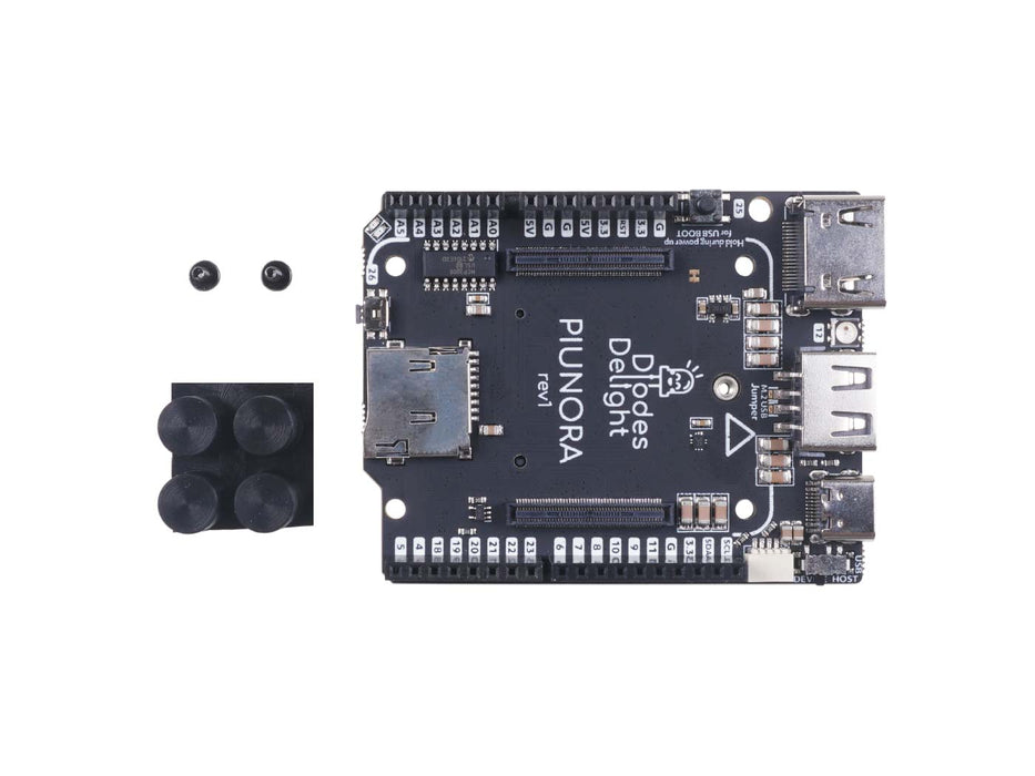 Piunora Raspberry Pi CM4 carrier board - standard HDMI port | M.2 B-KEY | PCI-e | ADC | Qwiic/Stemma QT connector - programmed with Linux