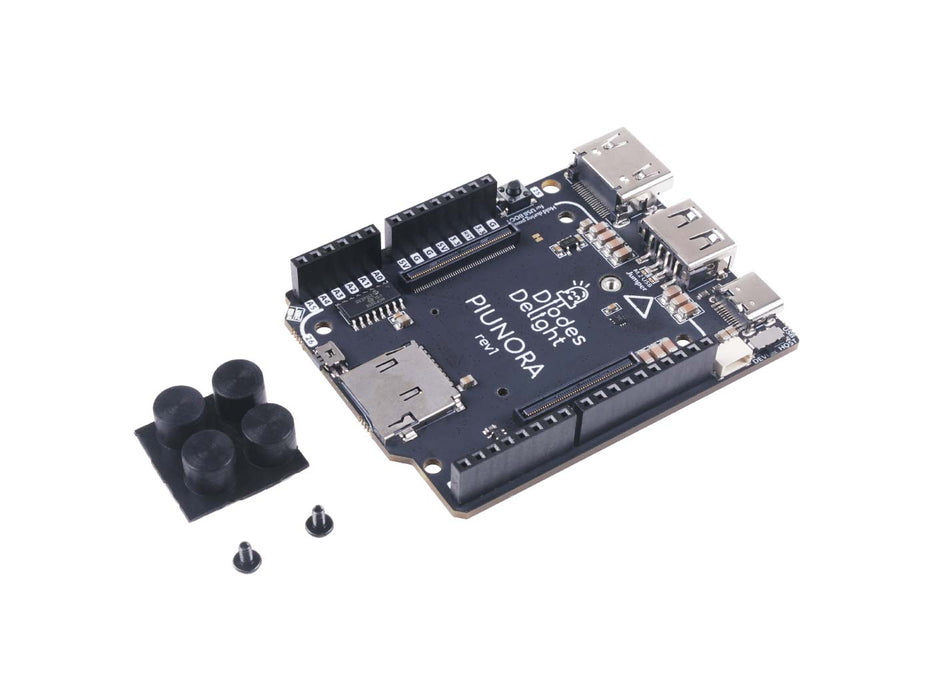 Piunora Raspberry Pi CM4 carrier board - standard HDMI port | M.2 B-KEY | PCI-e | ADC | Qwiic/Stemma QT connector - programmed with Linux