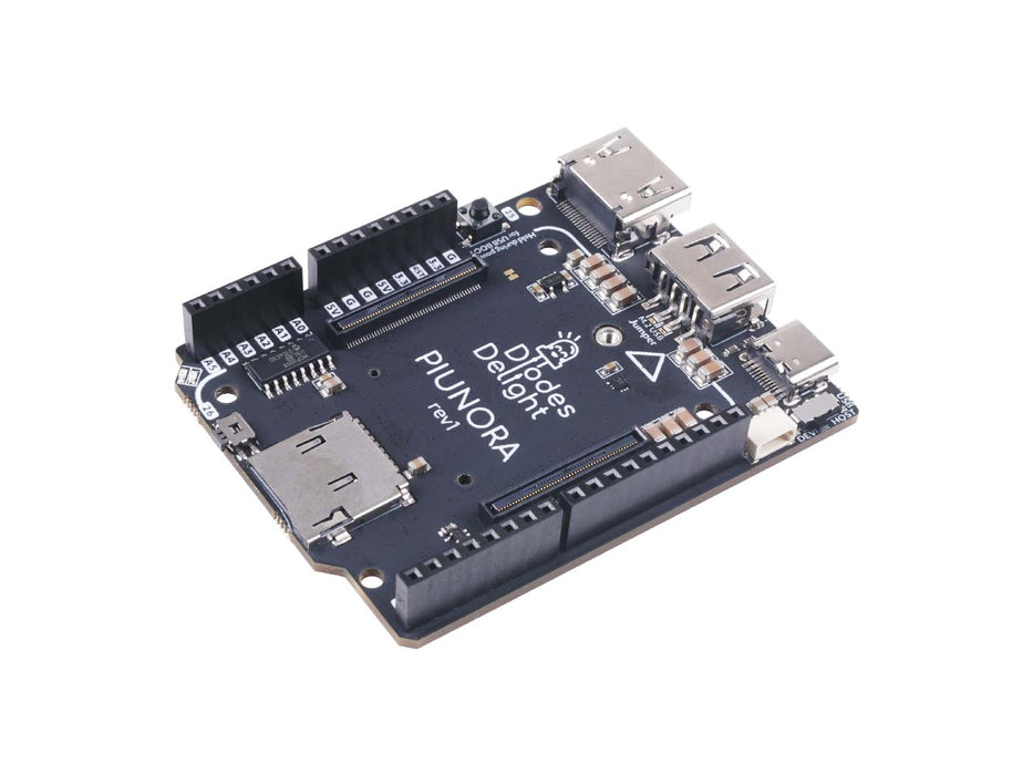 Piunora Raspberry Pi CM4 carrier board - standard HDMI port | M.2 B-KEY | PCI-e | ADC | Qwiic/Stemma QT connector - programmed with Linux