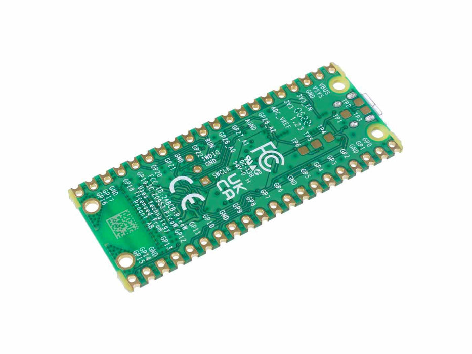 Raspberry Pi Pico W - Raspberry Pi RP2040 chip, Wi-Fi & Bluetooth 5.2 supported, beginner-friendly microcontroller, small & flexible design