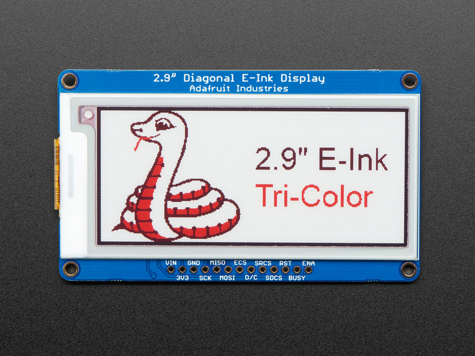 Adafruit 2.9" Red/Black/White eInk Display Breakout