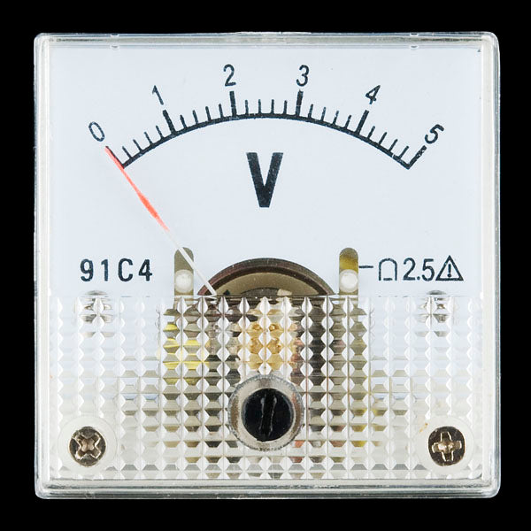 Analog Panel Meter - 0 to 5 VDC