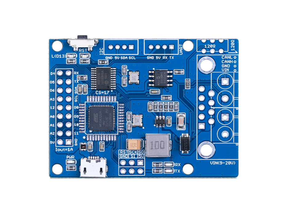 CANBed - Arduino CAN-BUS Development Kit (ATmega32U4 with MCP2515 and MCP2551)