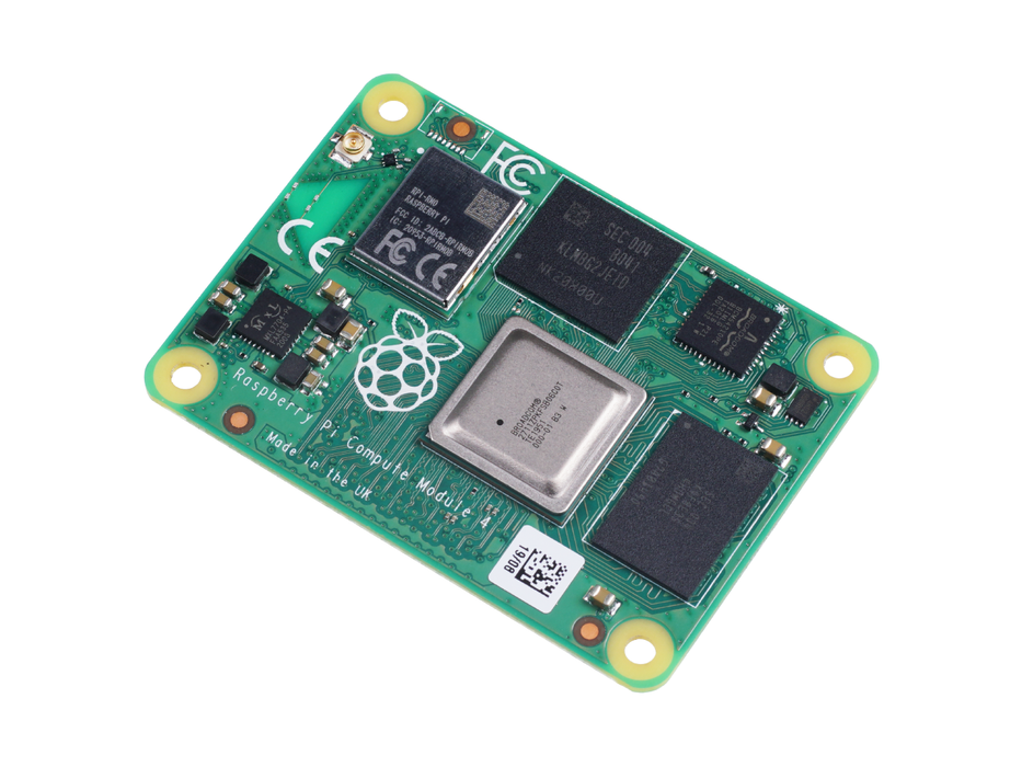 Raspberry Pi Compute Module 4 - 2GB RAM, 8GB eMMC, 2.4/5.0GHz Wi-Fi & Bluetooth 5.0 (CM4102008)