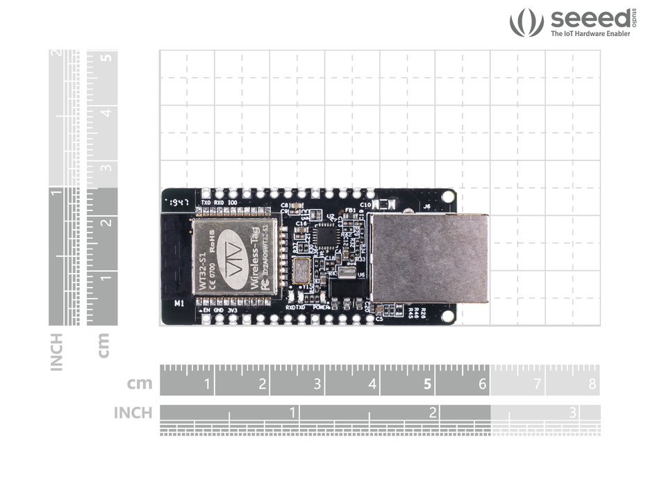 Serial to Ethernet Module based on ESP32 series - WT32-ETH01