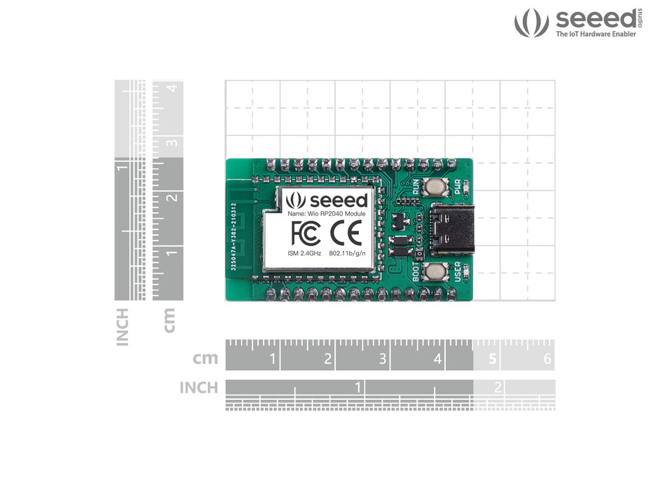 Wio RP2040 mini Dev Board - Onboard Wifi