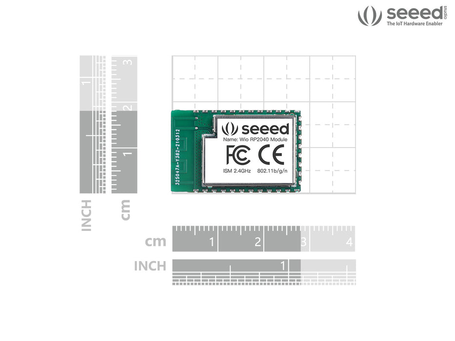 Wio RP2040 Module - Build-in RP2040 + ESP8285 WIFI chip - Wireless 2.4G & IoT Platform