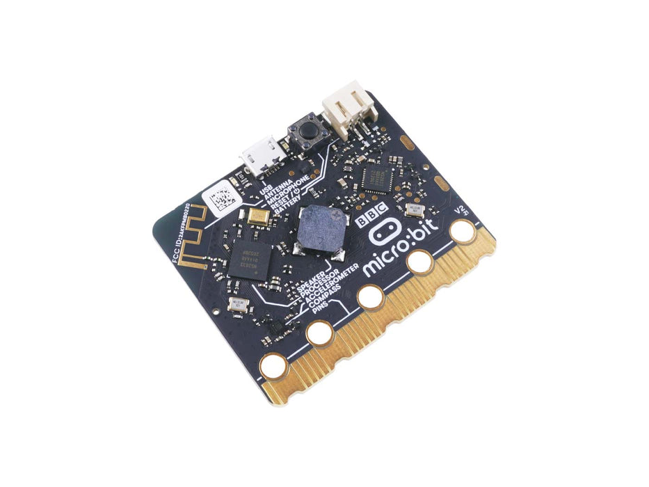 Micro:Bit V2.2- Card size MCU with Onboard Speaker, Accelerometer, MEMS microphone,2.4GHz radio/ BLE 5.0