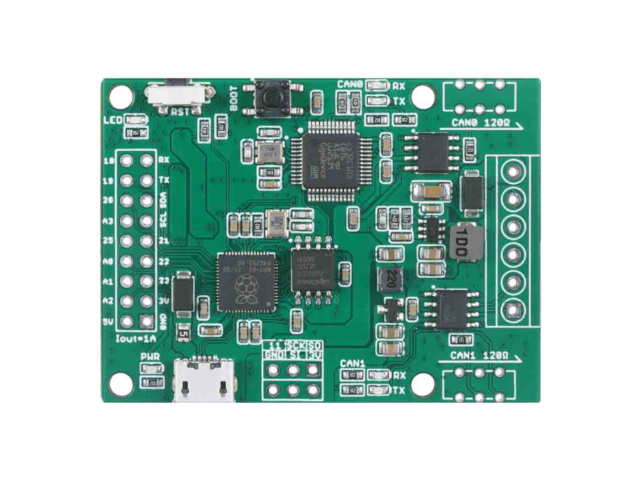 CANBed DUAL - RP2040 chip based Arduino CAN Bus dev board with 2 independent CAN Bus interfaces(CAN2.0 &amp; CAN FD)