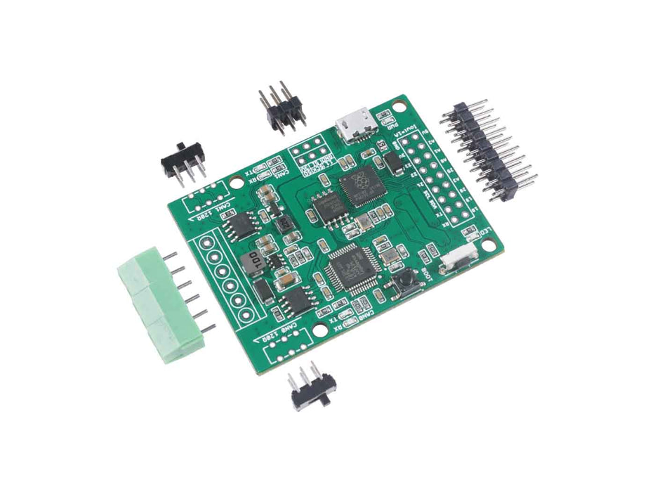 CANBed DUAL - RP2040 chip based Arduino CAN Bus dev board with 2 independent CAN Bus interfaces(CAN2.0 &amp; CAN FD)