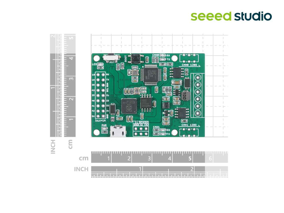 CANBed DUAL - RP2040 chip based Arduino CAN Bus dev board with 2 independent CAN Bus interfaces(CAN2.0 &amp; CAN FD)