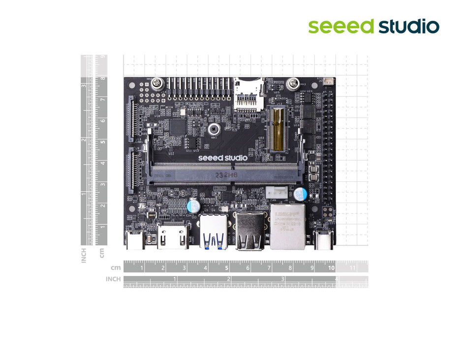 reComputer J101 - Carrier Board for Jetson Nano, same size of NVIDIA  Jetson Nano  Dev Kit carrier board, micro SD card slot, HDMI2.0, USB, CSI, M.2 key E, GPIO