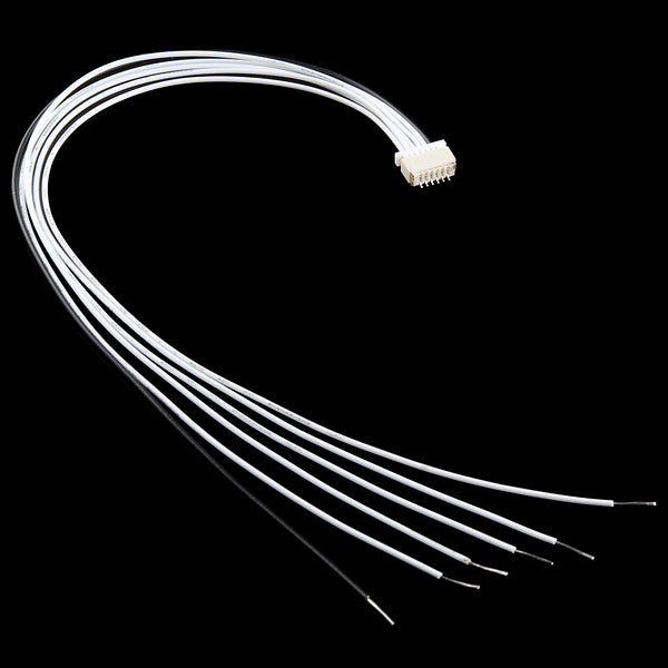 JST SH Jumper 6 Wire Assembly - 8\"