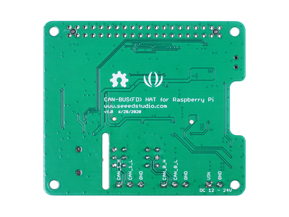 2-Channel CAN-BUS(FD) Shield for Raspberry Pi (MCP2518FD)