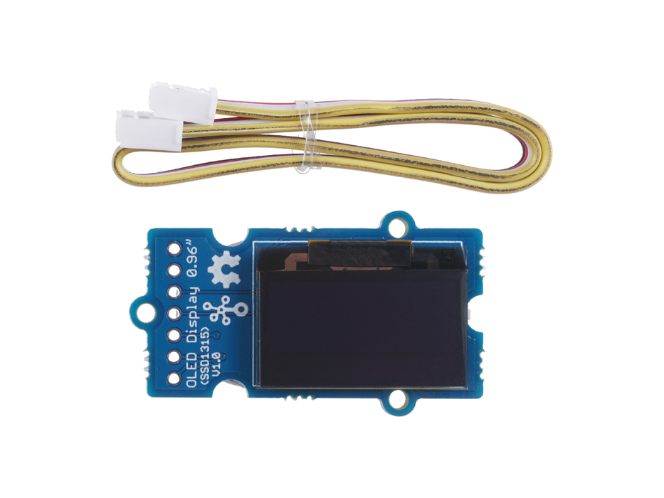 Grove - OLED Yellow&amp;Blue Display 0.96 (SSD1315) - SPI/IIC -3.3V/5V