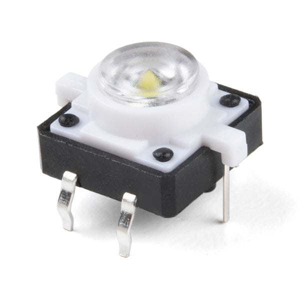 LED Tactile Button - White