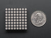 Small 1.2" 8x8 Ultra Bright Yellow-Orange LED Matrix.