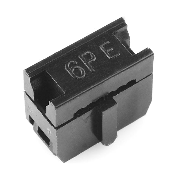 Ribbon Crimp Connector - 6-pin (2x3, Female) — Robot Italy
