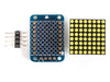 Adafruit Mini 8x8 LED matrix w/I2C Backpack- ULTRA Bright White.