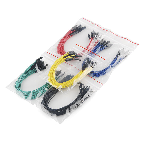 Jumper Wires Premium 6\" F/F Pack of 100