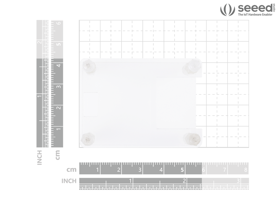 Acrylic Case for Seeed Studio XIAO Expansion board