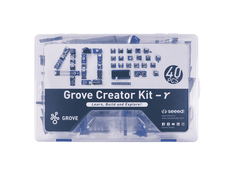 Grove Creator Kit - γ / 40 Grove functional modules in one box, cost-effective, free&detailed tutorials, beginner-friendly, project-helper