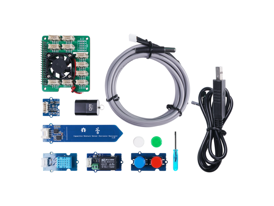 Grove Smart Agriculture Kit for Raspberry Pi 4 - designed for Microsoft FarmBeats for Students