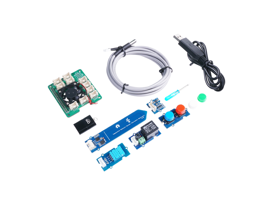 Grove Smart Agriculture Kit for Raspberry Pi 4 - designed for Microsoft FarmBeats for Students