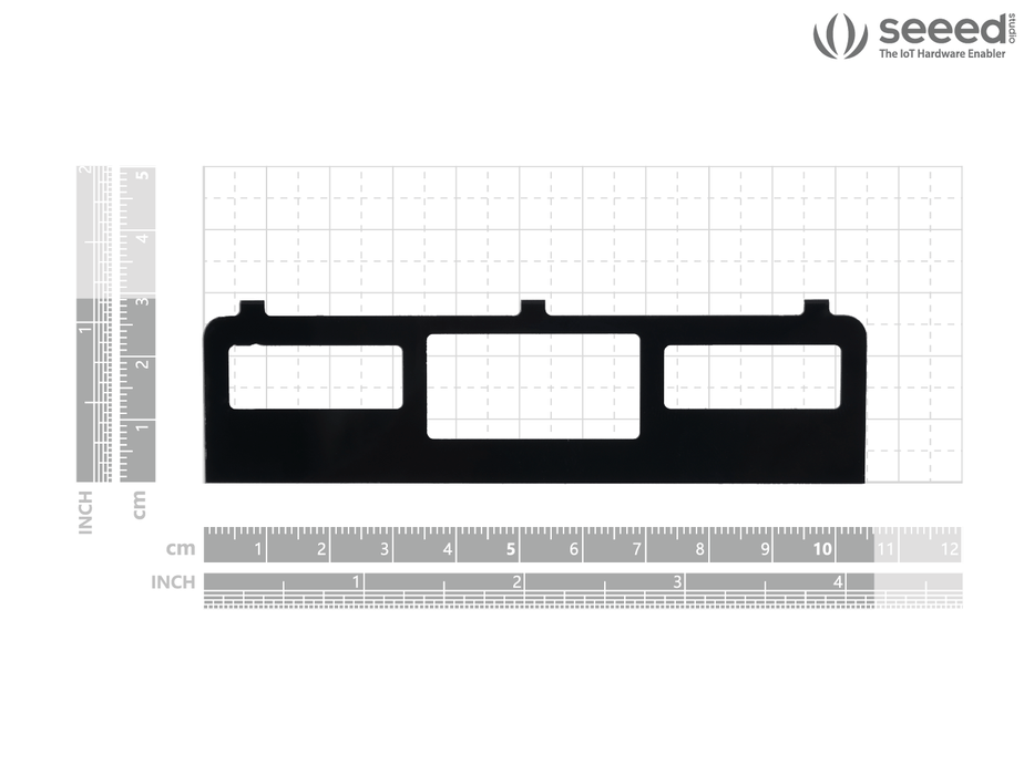 re_computer case: Side Panels For BeagleBone  Black With Standoffs