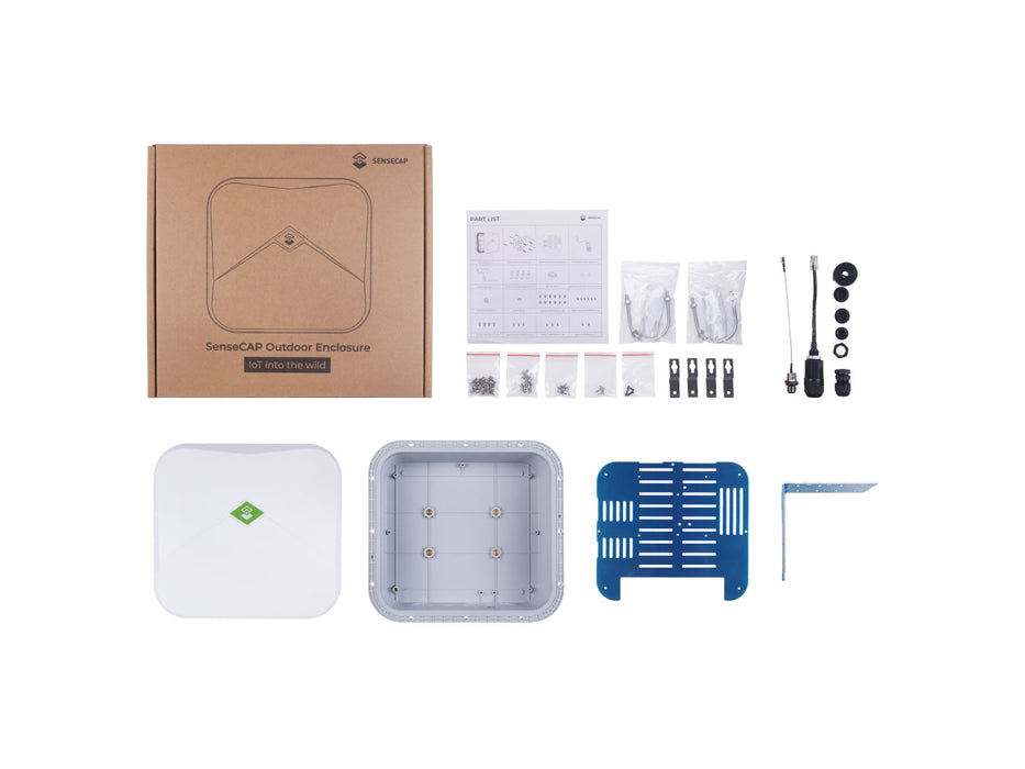 SenseCAP Outdoor Enclosure for Helium Hotspot- IP66 waterproof rate, suitable for SenseCAP M1, M2, BobCat, RAK, Nebra and more Helium hotspots