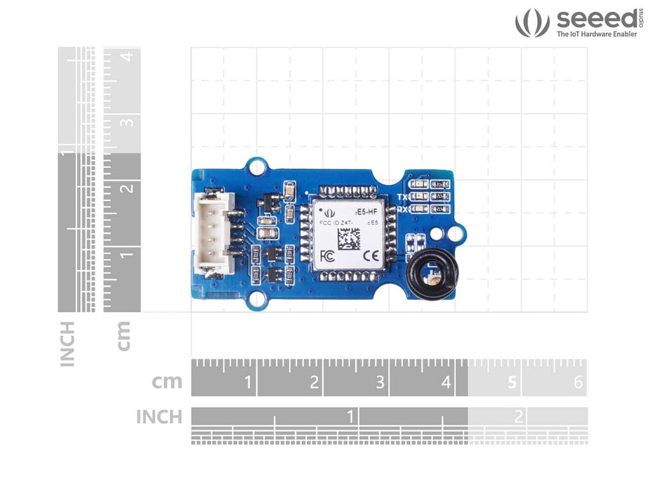 Grove-Wio-E5 Wireless Module - STM32WLE5JC, ARM Cortex-M4 and SX126x embedded, supports LoRaWAN on EU868 & US915