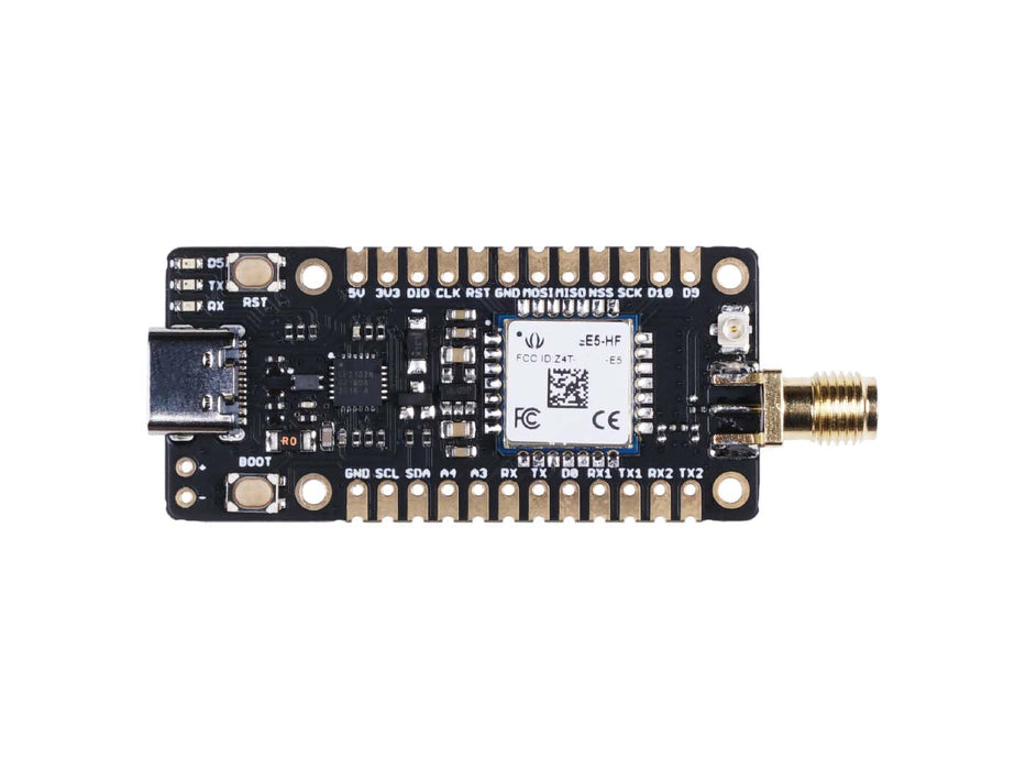 Wio-E5 mini Dev Board - STM32WLE5JC, ARM Cortex-M4 and SX126x embedded, supports LoRaWAN on EU868 & US915