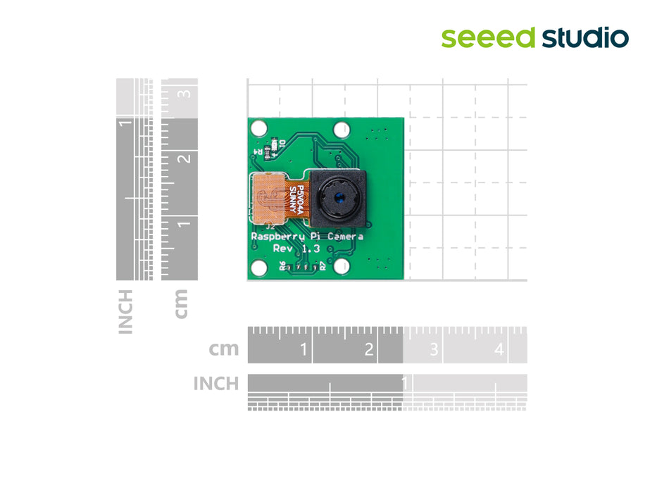 OV5647-62 FOV Camera Module for Raspberry Pi 3B+4B - Fisheye Lens, 2592 x 1944 - suitable for large or night landscape surveillance