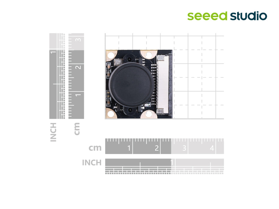 OV5647-75 FOV  IR Camera module for Raspberry Pi 3B+4B, suitable for large or night landscape surveillance