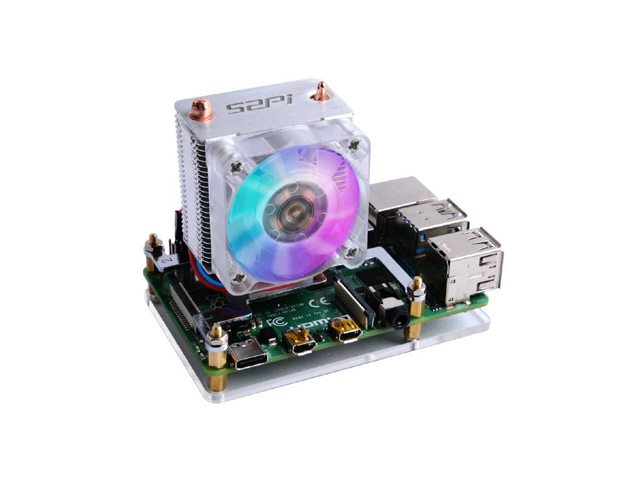 Blink Blink ICE Tower CPU Cooling Fan for Raspberry Pi (Support Pi 4)