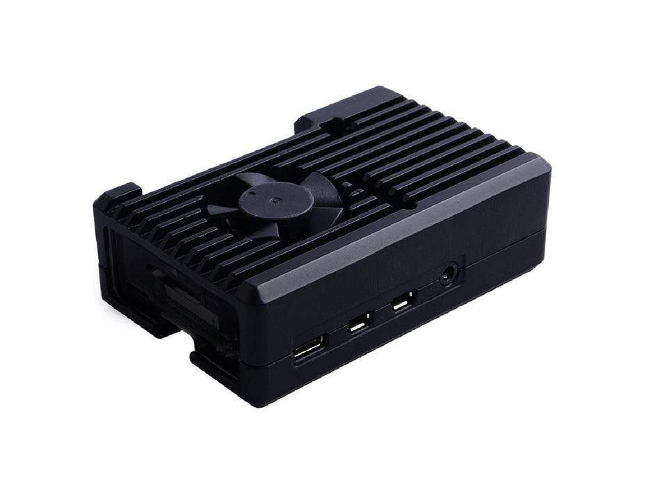 Aluminum Case with 3510 Fan for Raspberry Pi 4