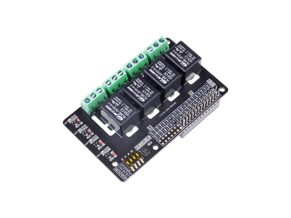 4-Channel SPDT Relay HAT for Raspberry Pi