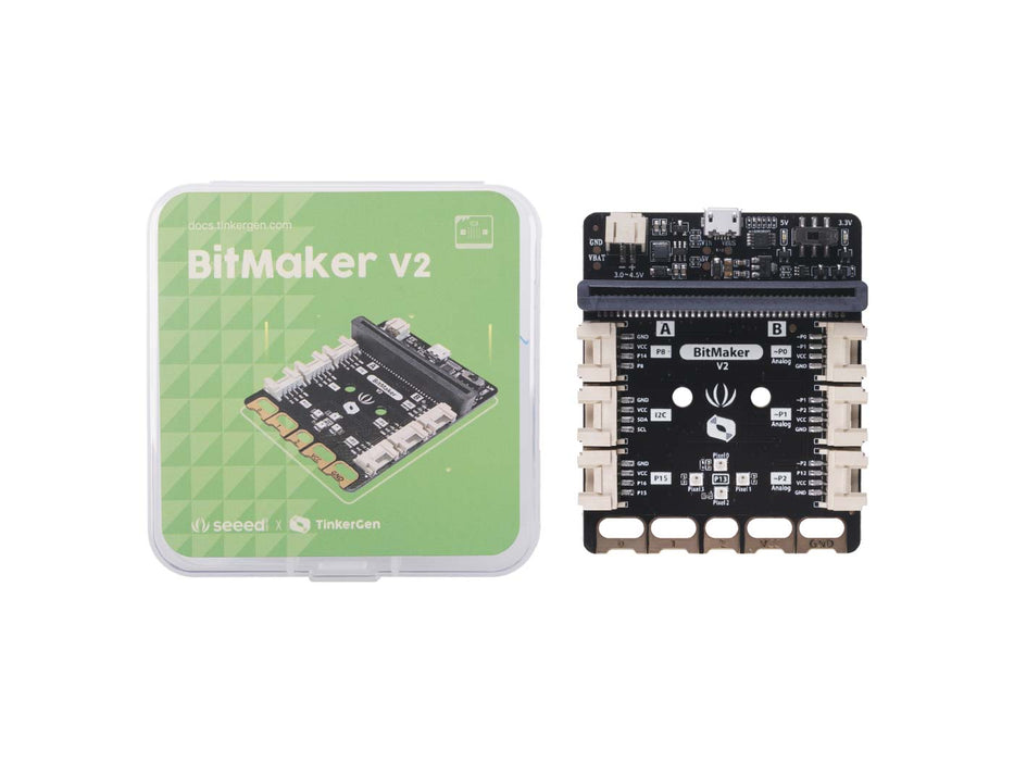 BitMaker_V2 - JST 2.0 battery connector &amp; 6 Grove connectors