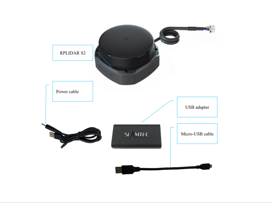 RPLiDAR S2 Low Cost 360 Degree Laser Range Scanner - 30M Range