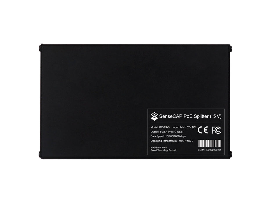 SenseCAP PoE Splitter TypeC 5V, suitable for SenseCAP M1 / RAK / MNTD./ COTX  hotspot