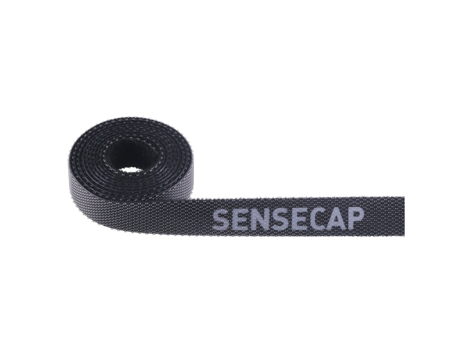 SenseCAP Hoop and Loop Cable Tie Black (1m)