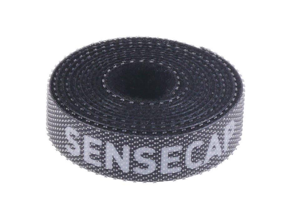 SenseCAP Hoop and Loop Cable Tie Black (1m)