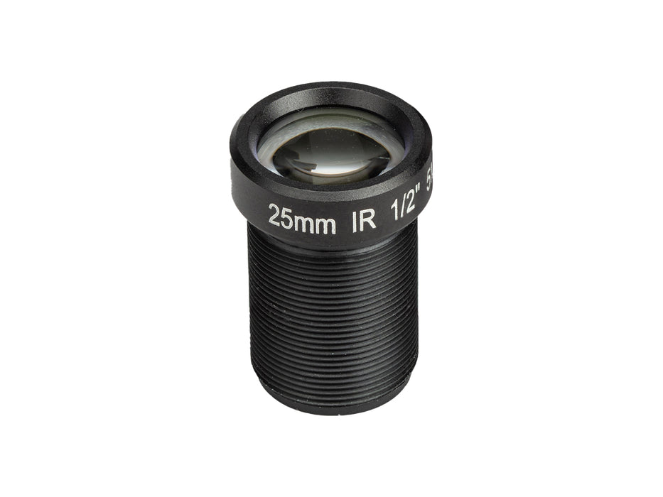 5MP, 25mm lens for Raspberry Pi Camera Sensor - M12-mount, 5 million pixel, 25mm focal length