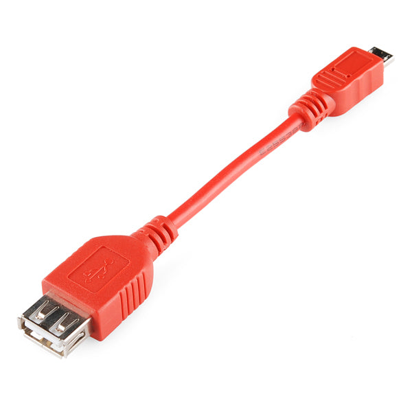 USB OTG Cable - Female A to Micro A -  10cm