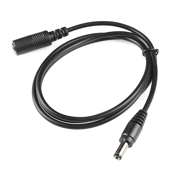 Barrel Jack Extension Cable - MF (3 ft)