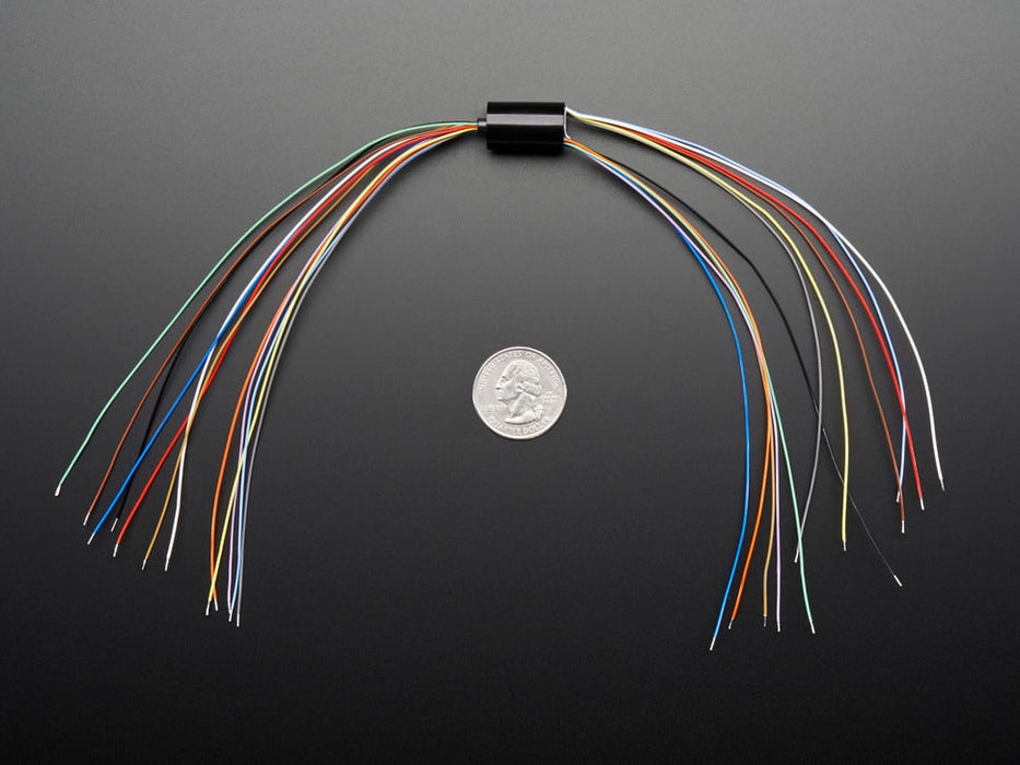 Miniature Slip Ring with 12 wires